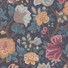 Midsummer Bloom-behang-Cole & Son-Burnt Orange & Petrol-Rol-116/4014-Selected Wallpapers