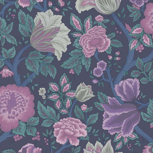 Midsummer Bloom-behang-Cole & Son-Mulberry & Purple-Rol-116/4015-Selected Wallpapers