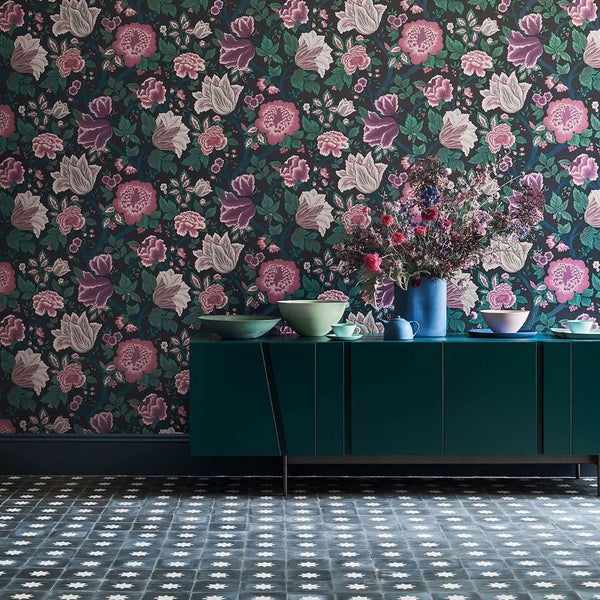 Midsummer Bloom-behang-Cole & Son-Selected Wallpapers