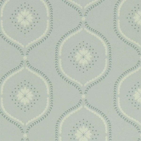 Milcombe-wallpaper-Sanderson-Mist Blue-Roll-216880-Selected Wallpapers