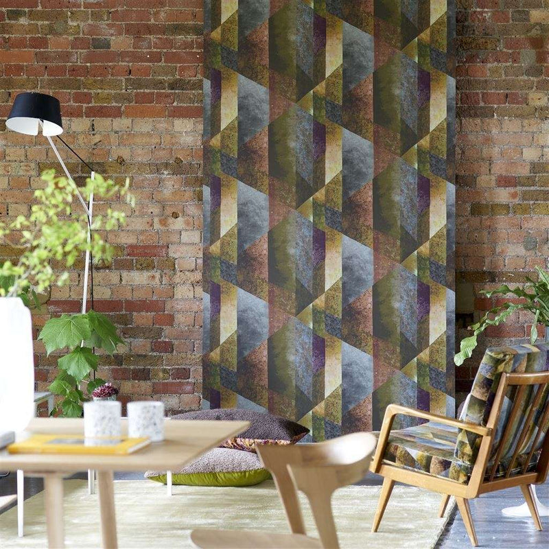 Minakari Geo carta da parati di Designers Guild