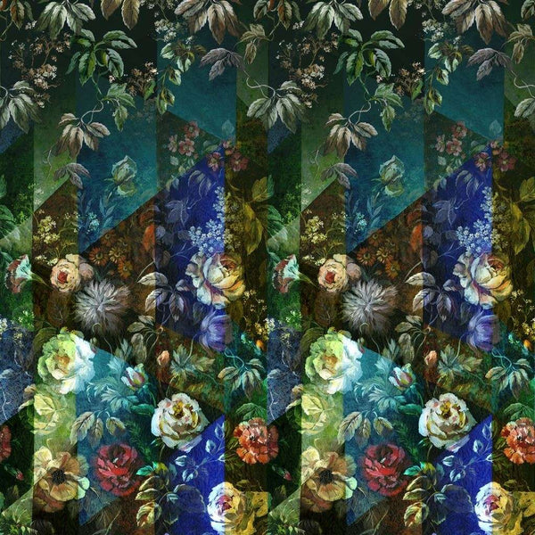 Minakari-behang-Designers Guild-Cobalt-Set-PDG1131/01-Selected Wallpapers