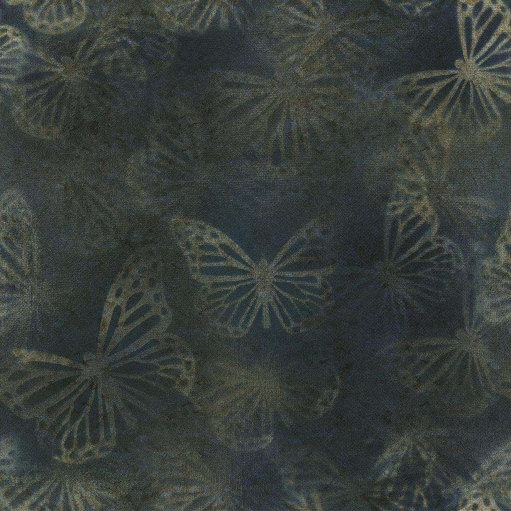 Misty Flutter-behang-Tapete-Inkiostro Bianco-Groen-Gold Leaf-INKBYAW2001-Selected Wallpapers
