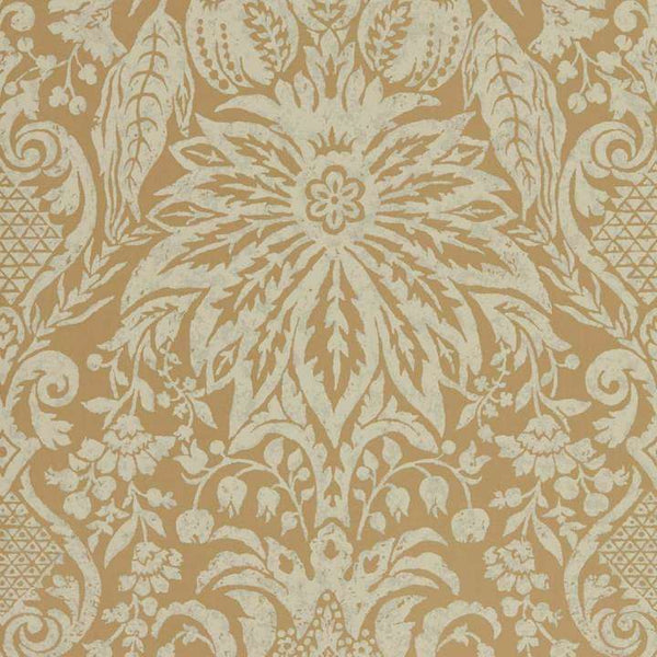 Mitford Damask-behang-Zoffany-Antique Gold-Rol-312862-Selected Wallpapers