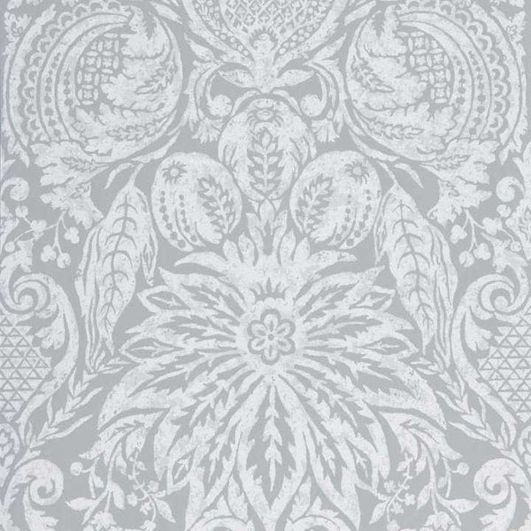 Mitford Damask-behang-Zoffany-Empire Grey-Rol-312864-Selected Wallpapers