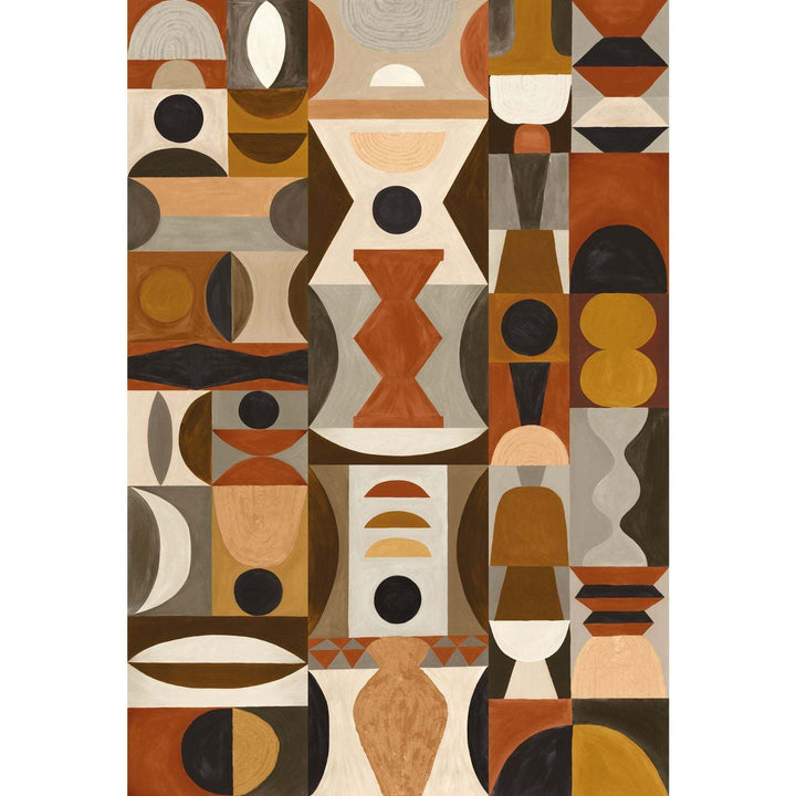 Modelage-Behang-Tapete-Casamance-Terracotta/Sable-Set-75564180-Selected Wallpapers