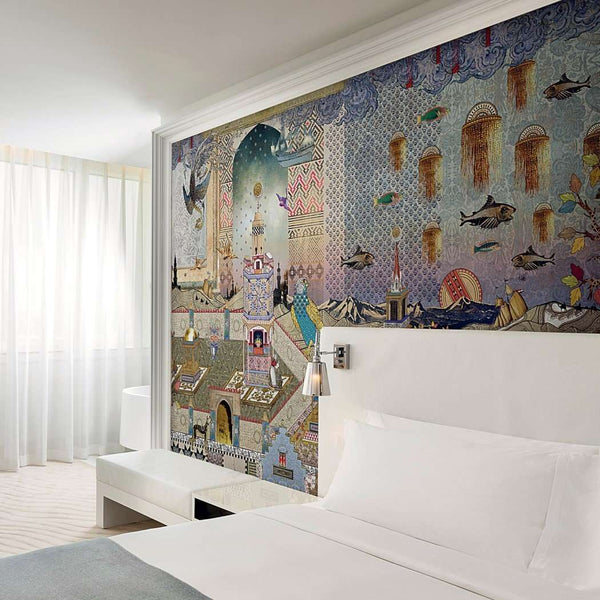 Mondrian Doha-behang-LondonArt-Selected Wallpapers