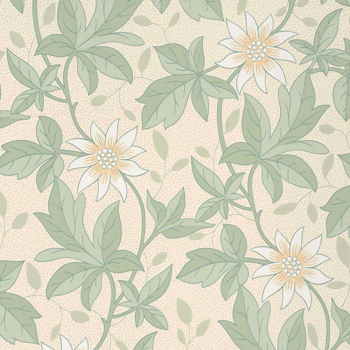 Monroe-behang-Tapete-Little Greene-Gold Flower-Rol-0291MOGOLDZ-Selected Wallpapers
