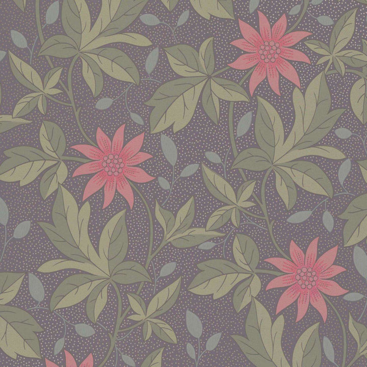 Monroe-behang-Tapete-Little Greene-Pink Flower-Rol-0291MOPINKZ-Selected Wallpapers