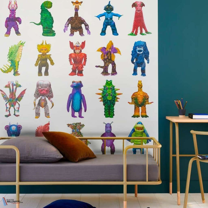 Monster Family Blanc-behang-Tapete-Pierre Frey-Selected Wallpapers