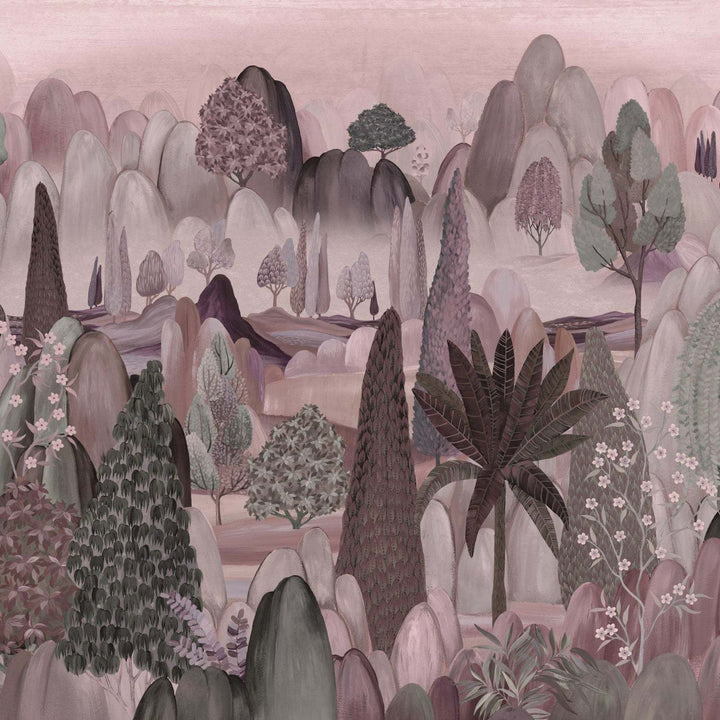 Montanas-Behang-Tapete-Presence-Pink-Silk Vinyl-PS108/04-Selected Wallpapers
