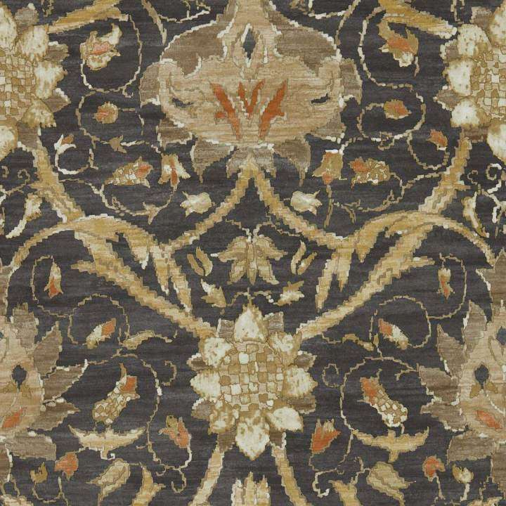 Montreal-behang-Tapete-Morris & Co-Charcoal/Bronze-Rol-216431-Selected Wallpapers