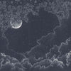 Moonlight-behang-Les Dominotiers-Blue-Non Woven 70 cm-DOM302-Selected Wallpapers