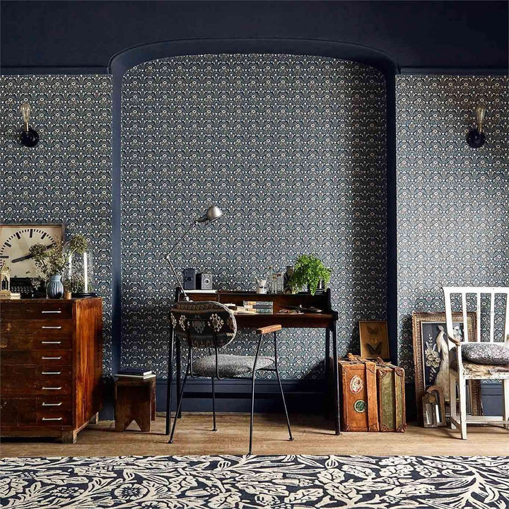 Morris Bellflowers-behang-Tapete-Morris & Co-Selected Wallpapers