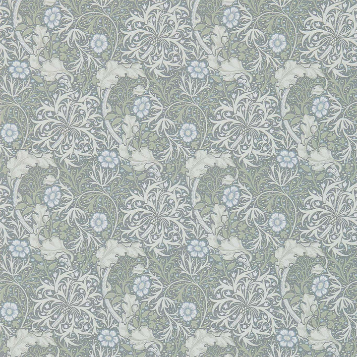 Morris Seaweed-behang-Tapete-Morris & Co-Silver/Ecru-Rol-214715-Selected Wallpapers