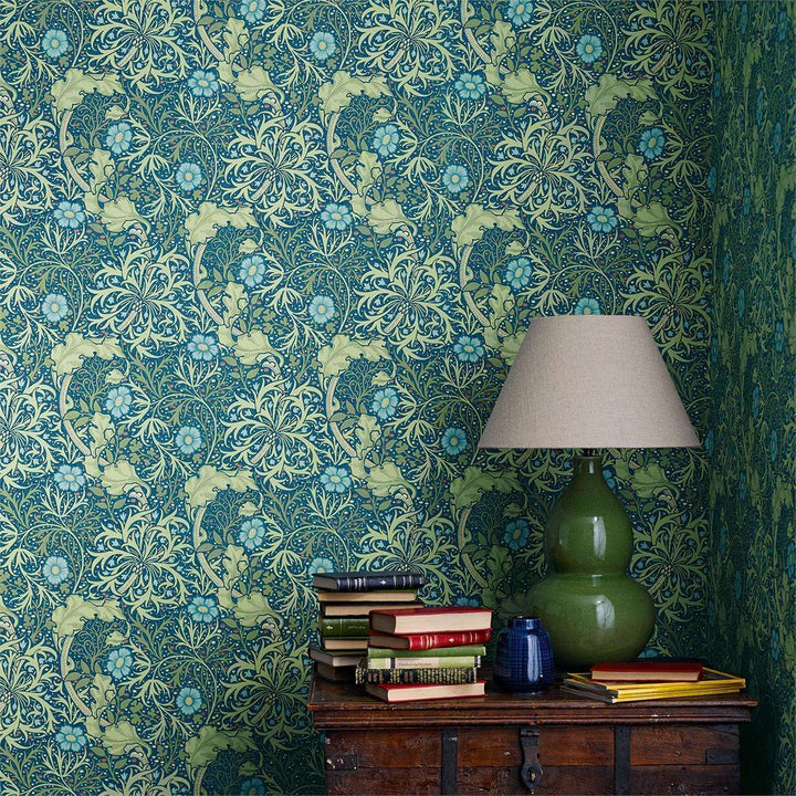 Morris Seaweed-behang-Tapete-Morris & Co-Selected Wallpapers