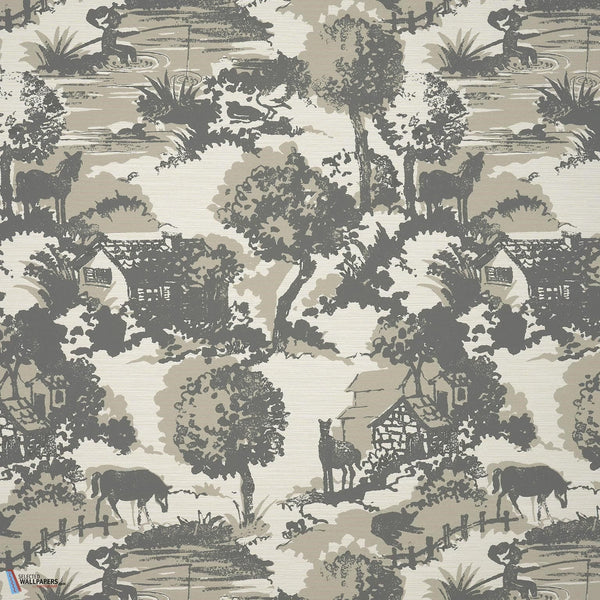 Mortagne-Behang-Pierre Frey-Fusain-Meter (M1)-FP945003-Selected Wallpapers