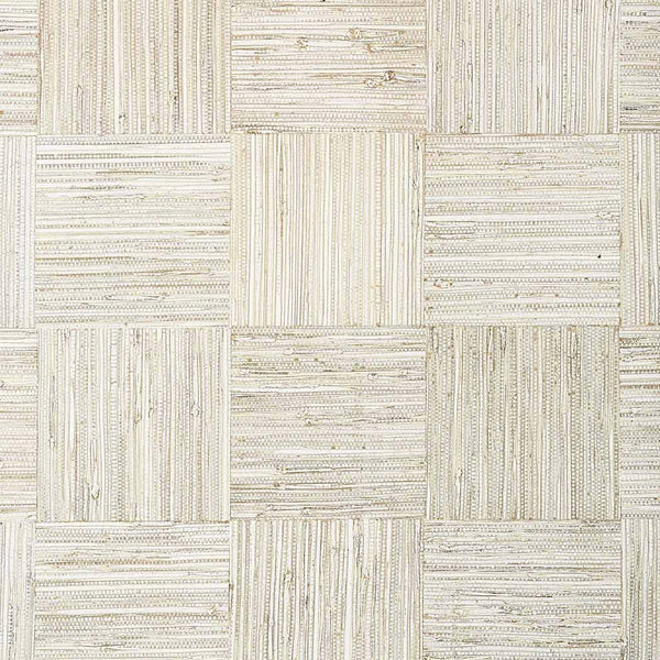 Mosaic Weave-Tapete-Thibaut-White-Rolle-T24078-Selected Wallpapers
