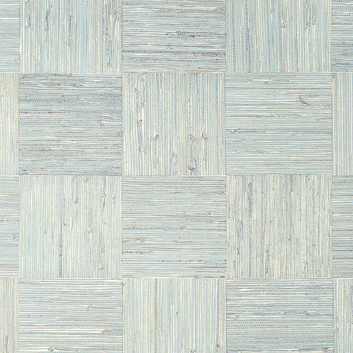 Mosaic Weave-Behang-Tapete-Thibaut-Aqua-Rol-T24080-Selected Wallpapers