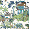 Mystic Garden-Behang-Thibaut-Blue and Green-Rol-T20820-Selected Wallpapers