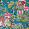 Mystic Garden-Behang-Thibaut-Teal-Rol-T20822-Selected Wallpapers