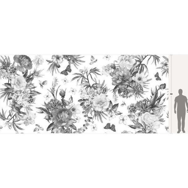 Narciso-behang-Inkiostro Bianco-Selected Wallpapers