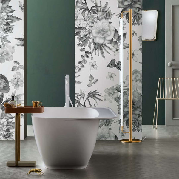 Narciso-behang-Inkiostro Bianco-Selected Wallpapers