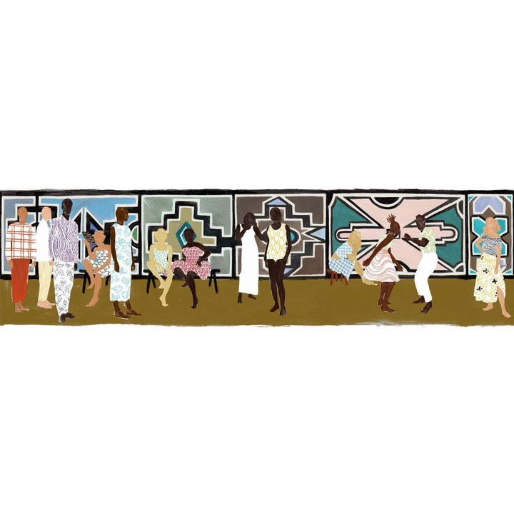 Ndebele-behang-Tapete-Elitis-Compleet-DM 904 01-Selected Wallpapers