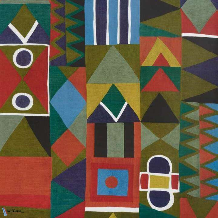 Ndebeles-behang-Tapete-Pierre Frey-Argile-Meter (M1)-FP546001-Selected Wallpapers