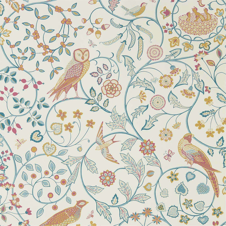 Newill-behang-Tapete-Morris & Co-Indigo Saffron-Rol-216703-Selected Wallpapers