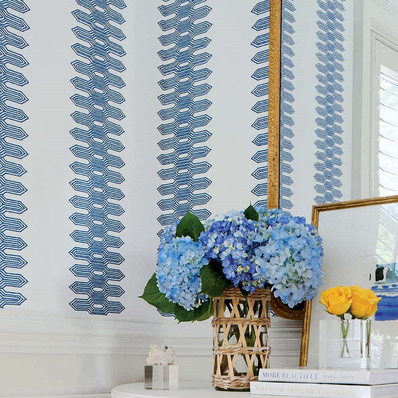 Nola Stripe wallpaper by Thibaut
