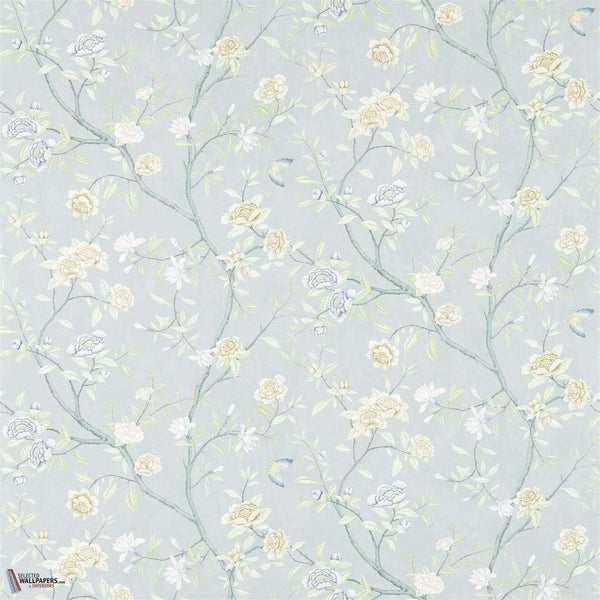 Nostell Priory-behang-Zoffany-Blue/Ivory-Rol-311419-Selected Wallpapers