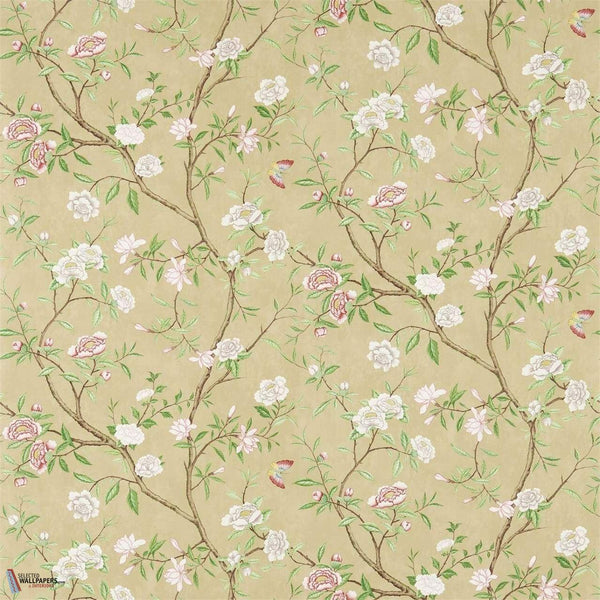 Nostell Priory-behang-Zoffany-Old Gold/Green-Rol-311418-Selected Wallpapers