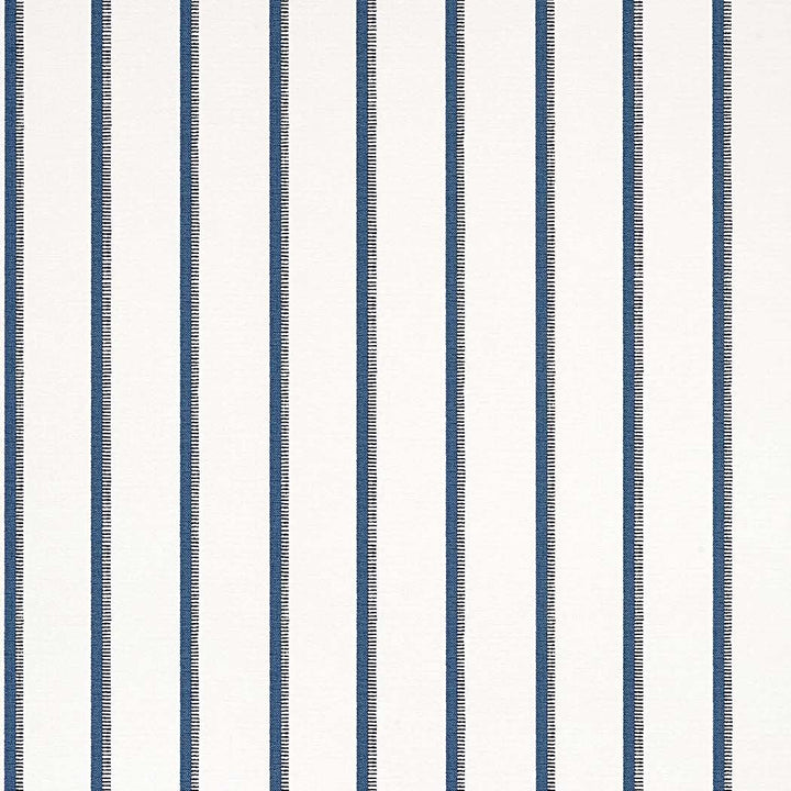 Notch Stripe-Behang-Tapete-Thibaut-Navy and White-Rol-T10262-Selected Wallpapers