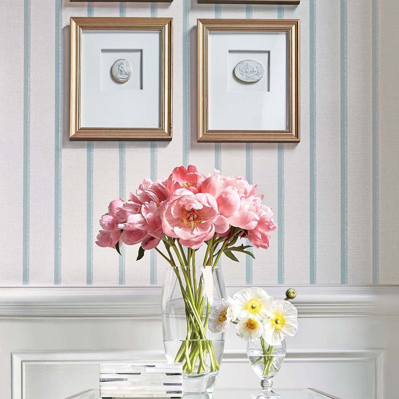 Notch Stripe wallpaper by Thibaut