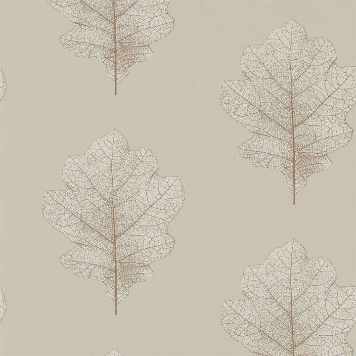 Oak Filigree-behang-Tapete-Sanderson-Stone/Gilver-Rol-215698-Selected Wallpapers