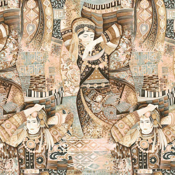 Odisha Dance-behang-Arte-Pure Cashmere-Meter (M1)-97640-Selected Wallpapers