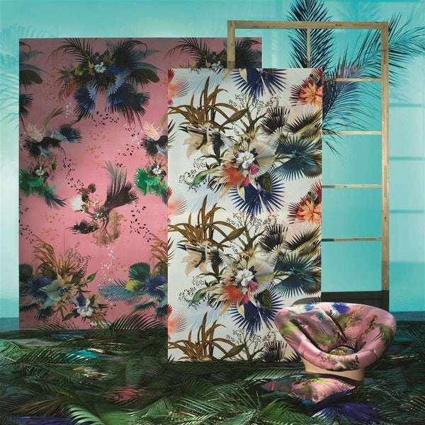 Oiseau Fleur-behang-Designers Guild-Selected Wallpapers