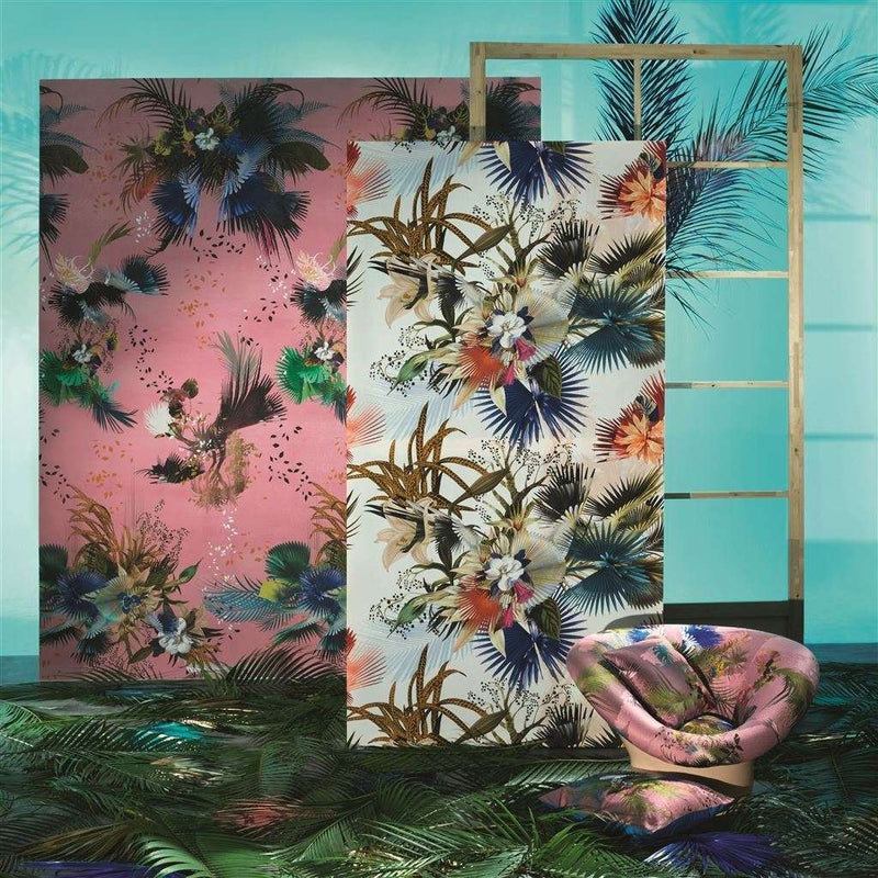 Oiseau Fleur behang van Designers Guild