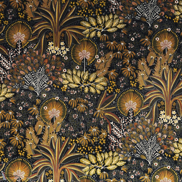 Opium Velvet stof-Casamance-Olive/Mimoas-Meter (M1)-49970257-Selected Wallpapers