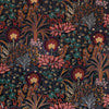 Opium Velvet stof-Casamance-Pourpe/Petrole-Meter (M1)-49970362-Selected Wallpapers