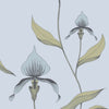 Orchid-behang-Cole & Son-Ice Blue & Olive-Rol-66/4026-Selected Wallpapers