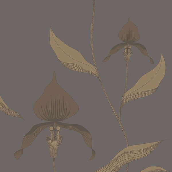 Orchid-behang-Cole & Son-Metallic Bronze-Rol-95/10056-Selected Wallpapers