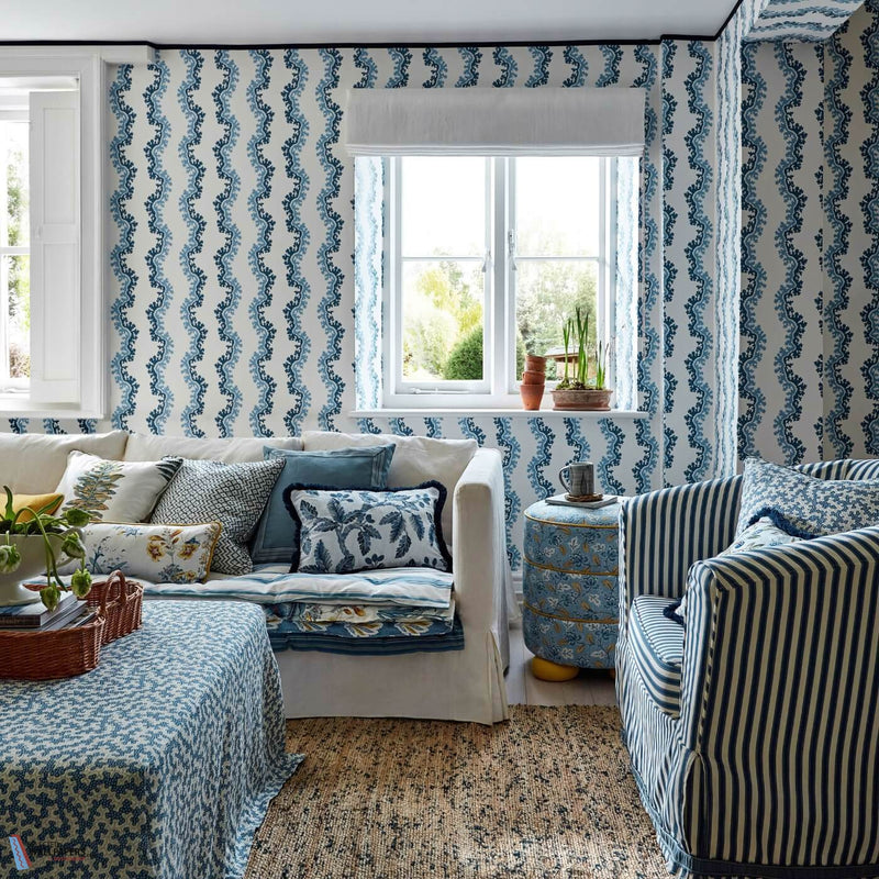 Oxbow behang van Sanderson