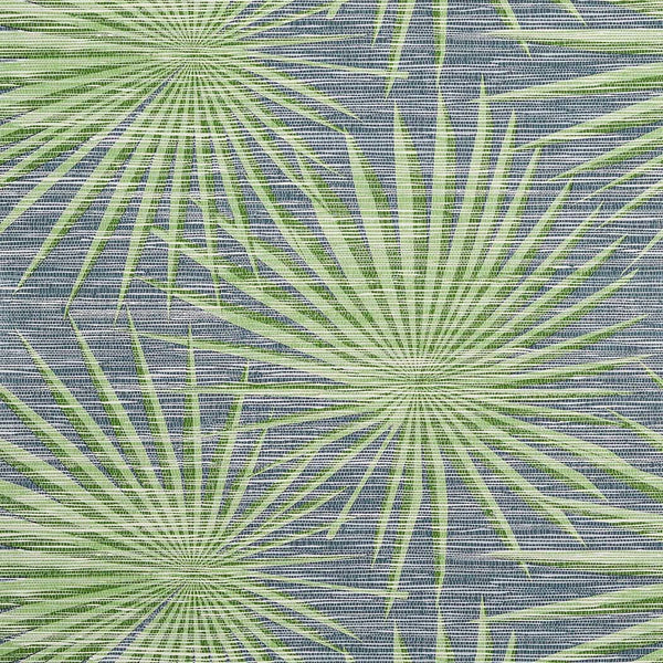 Palm Frond-Behang-Thibaut-Navy Green-Rol-T10141-Selected Wallpapers