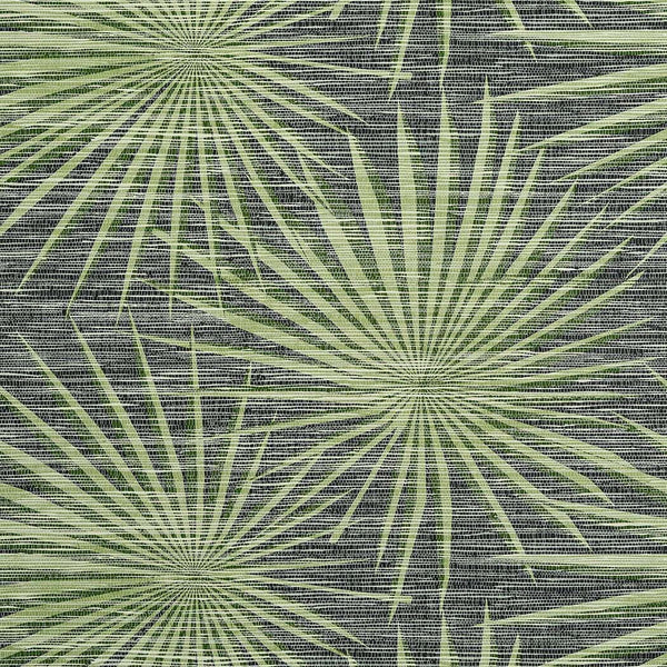Palm Frond-Behang-Thibaut-Black Green-Rol-T10143-Selected Wallpapers