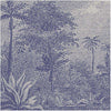 Palmar-behang-Les Dominotiers-Blue-Non Woven 70 cm-DOM308/1-Selected Wallpapers