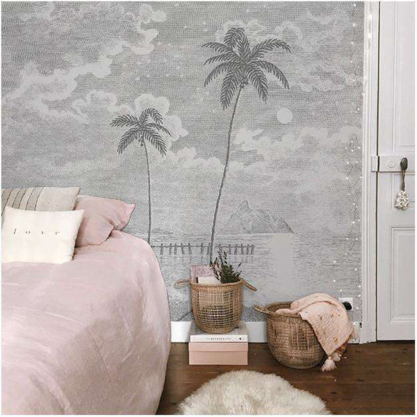 Palmar-behang-Les Dominotiers-Selected Wallpapers