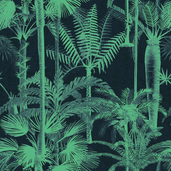 Palmera Cubana-behang-Mind the Gap-Donker-300 cm (standaard)-WP20496-Selected Wallpapers