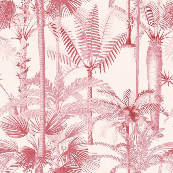 Palmera Cubana-behang-Mind the Gap-Roze-300 cm (standaard)-WP20497-Selected Wallpapers